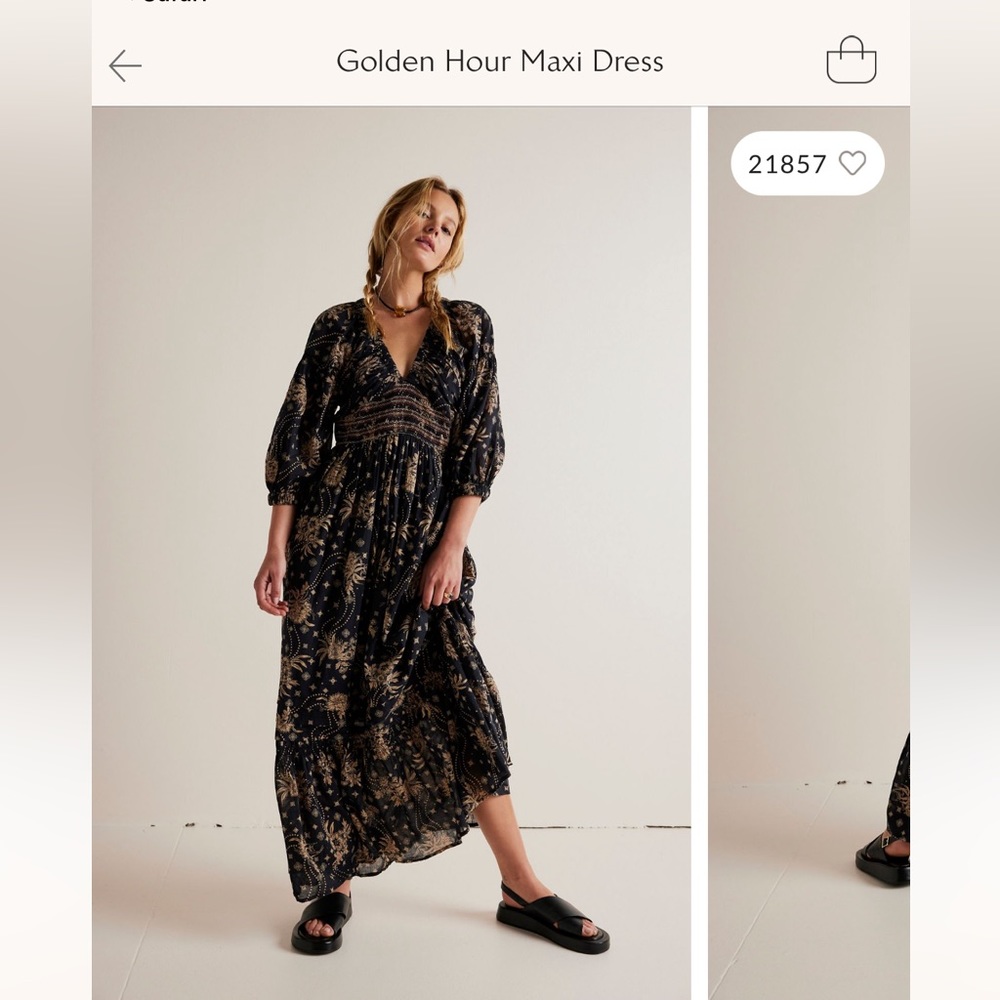 Free People Golden Hour Maxi Dress
